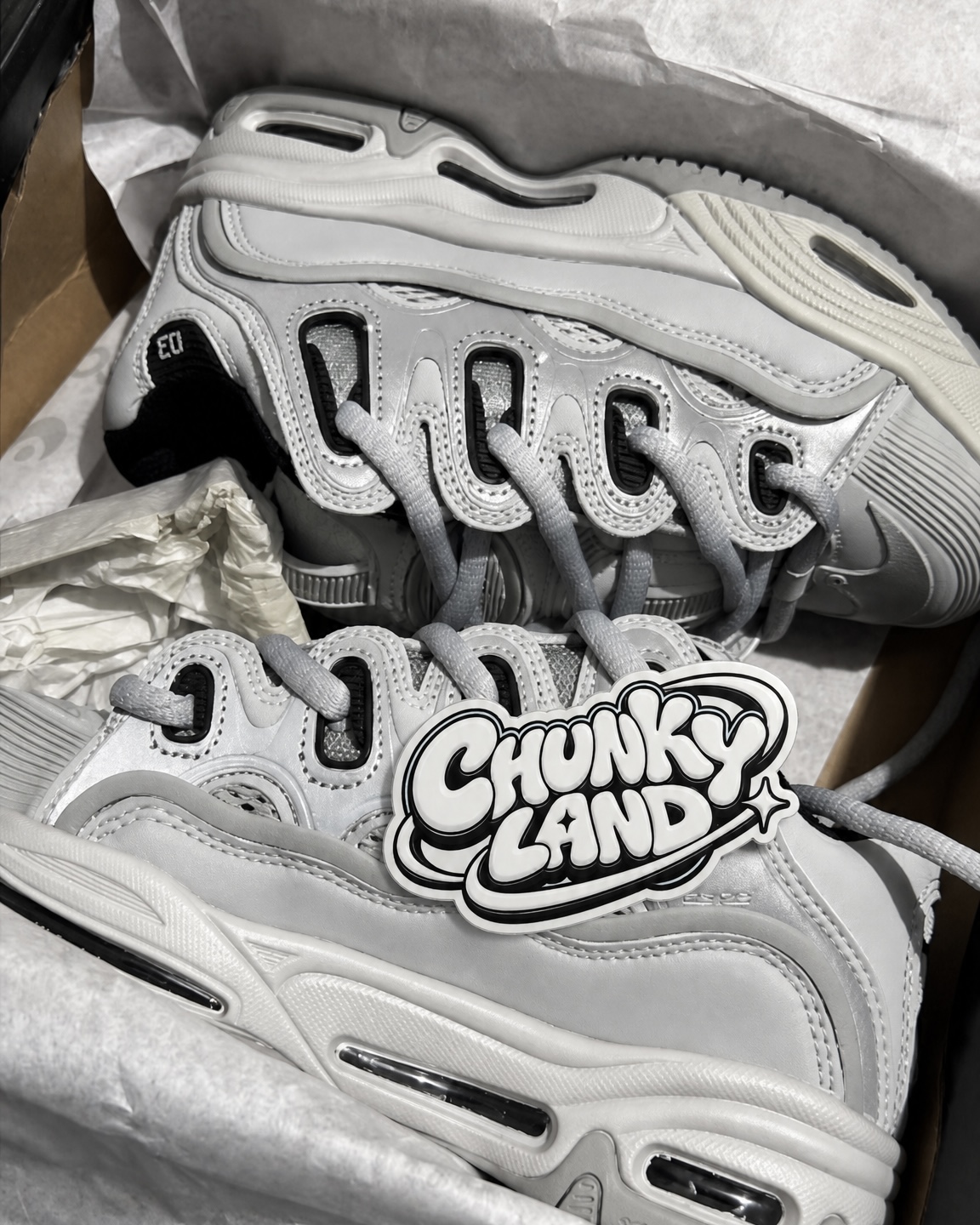 Cliente Franco M. con sus zapatillas de Chunkyland